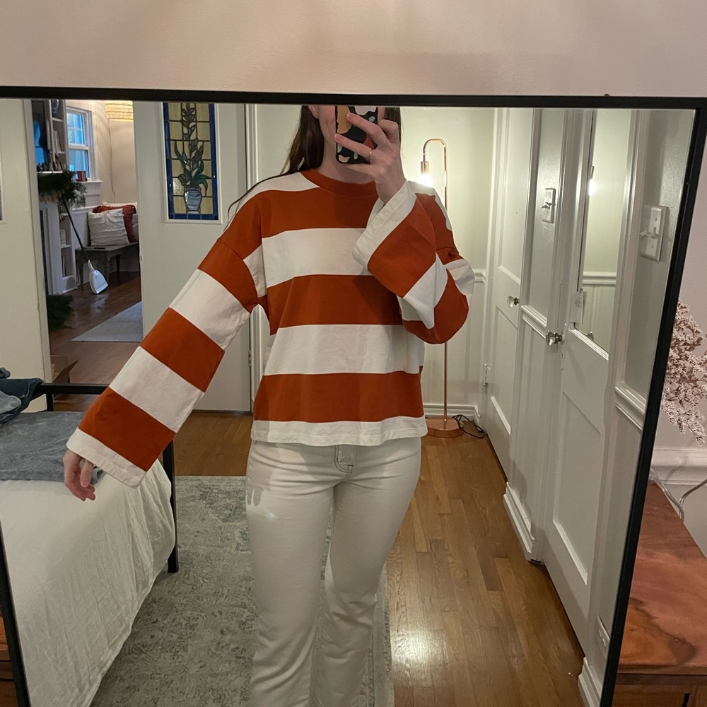Madewell Striped Long Sleeve Tee